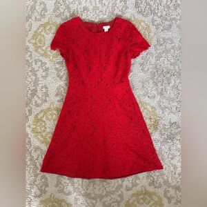 J. Crew Scarlet Lace Dress